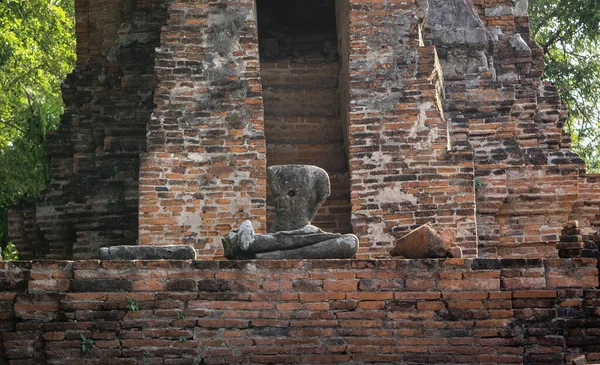 Architectuur Van Beroemde Oude Tempel Ayutthaya Tempel Phra Nakhon Ayutthaya — Stockfoto
