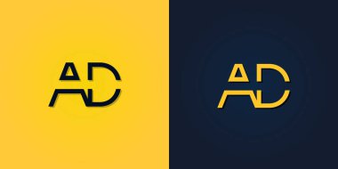 Bu logo yaratıcı bir şekilde soyut harflerle birleşti. Bu başlangıç için hangi şirket veya markanın adı uygun olacaktır.