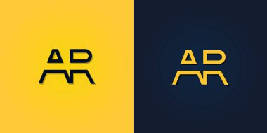 Bu logo yaratıcı bir şekilde soyut harflerle birleşti. Bu başlangıç için hangi şirket veya markanın adı uygun olacaktır.