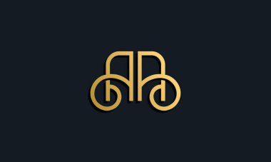Luxury fashion initial letter AA logo. This icon incorporate with modern typeface in the creative way. It will be suitable for which company or brand name start those initial. clipart