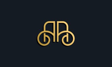 Luxury fashion initial letter AA logo. This icon incorporate with modern typeface in the creative way. It will be suitable for which company or brand name start those initial. clipart