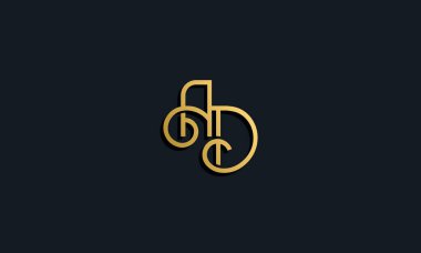 Lüks moda ilk harf AD logosu. Bu simge modern yazı karakterini yaratıcı bir şekilde birleştirir. Bu başlangıç için hangi şirket veya markanın adı uygun olacaktır.