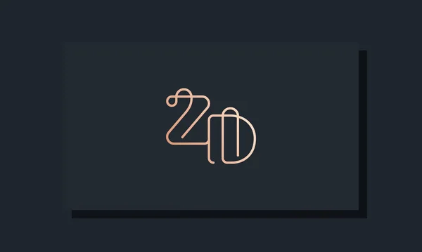 Мінімальний Кліп Початкової Літери Логотипу Натхнення Логотипу Шрифту Кліпу Підійде — стоковий вектор