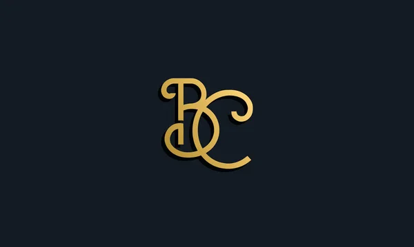 Luxury Fashion Initial Letter Logo Icon Incorporate Modern Typeface Creative — Stock Vector