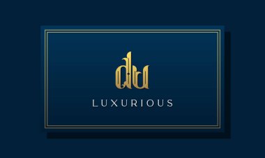 Klasik kraliyet baş harfi DU logosu. Bu logo yaratıcı bir şekilde lüks yazı karakteriyle birleşiyor. Kraliyet, Butik, Otel, Heraldiç, moda ve mücevher için uygun olacak..