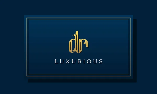 Винтажный Королевский Логотип Логотип Будет Пригоден Royalty Boutique Hotel Heraldic — стоковый вектор