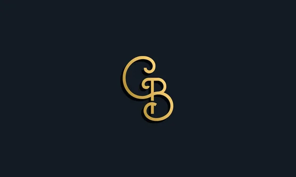 Начальная Буква Логотипа Иконка Вписывается Современный Шрифт Творческим Способом Будет — стоковый вектор