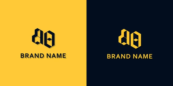 Minimalist Initial Letter Logo Logo Incorporate Modern Typeface Creative Way — Stock Vector