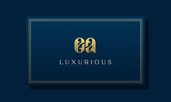 고전적 로고는 창의적 방법으로 럭셔리 서체와 Royalty Boutique Hotel Heraldic — 스톡 벡터