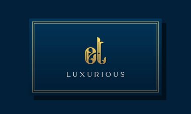 Klasik kraliyet baş harfi EL logosu. Bu logo yaratıcı bir şekilde lüks yazı karakteriyle birleşiyor. Kraliyet, Butik, Otel, Heraldiç, moda ve mücevher için uygun olacak..