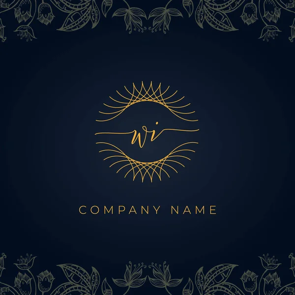 Logotipo Elegante Carta Luxo Este Ícone Incorpora Com Abstrato Arredondado —  Vetores de Stock