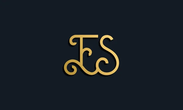 Logo Iniziale Moda Lusso Questa Icona Incorpora Con Caratteri Tipografici — Vettoriale Stock