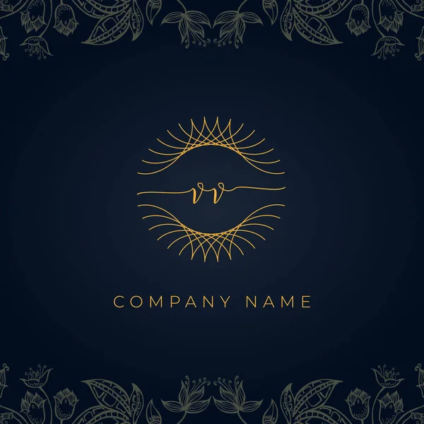 Logotipo Elegante Carta Luxo Este Ícone Incorpora Com Abstrato Arredondado —  Vetores de Stock