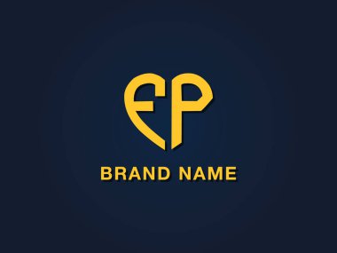 Minimal Love ilk harf FP logosu. Bu simge, iki aşk biçimli yazı karakterini yaratıcı bir şekilde birleştirir. Hangi şirket ya da markanın bu baştaki adı başlattığı için uygun olacaktır.