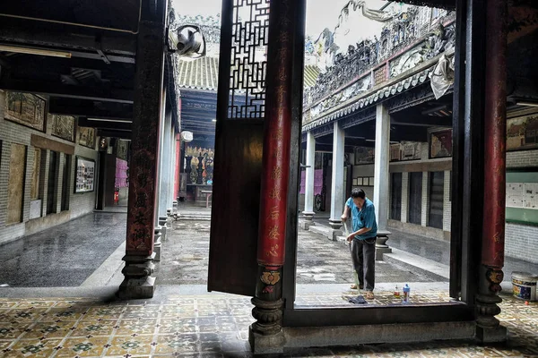 Chi Minh City Vietnam Ağustos Thien Hau Pagoda Nın Kısmı — Stok fotoğraf