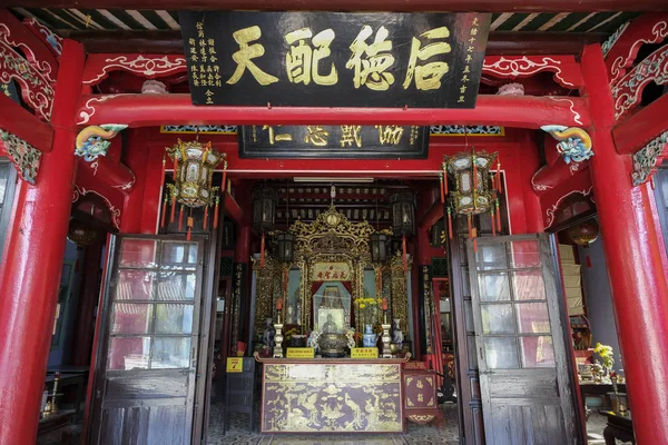 Interior Del Templo Hoa Van Nghia Hoi Vietnam — Foto de Stock