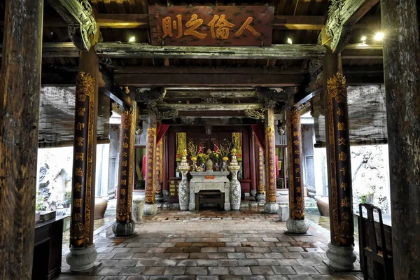 Hanoi Vietnam Agosto Dentro Del Templo Quan Agosto 2018 Hanoi — Foto de Stock