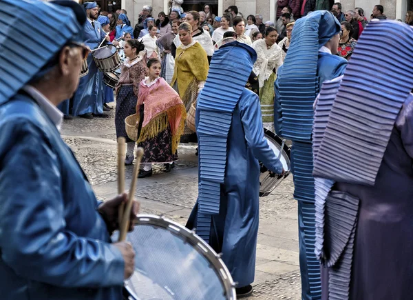 Alcaniz Teruel España Marzo Celebraciones Semana Santa Sonido Los Tambores — Foto de Stock