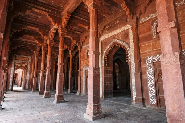 Fatehpur Sikri India Septembrie 2020 Vedere Moscheii Masjid Jama Din — Fotografie, imagine de stoc
