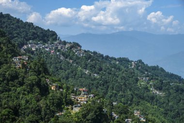 Batı Bengala, Hindistan 'da Darjeeling manzarası.