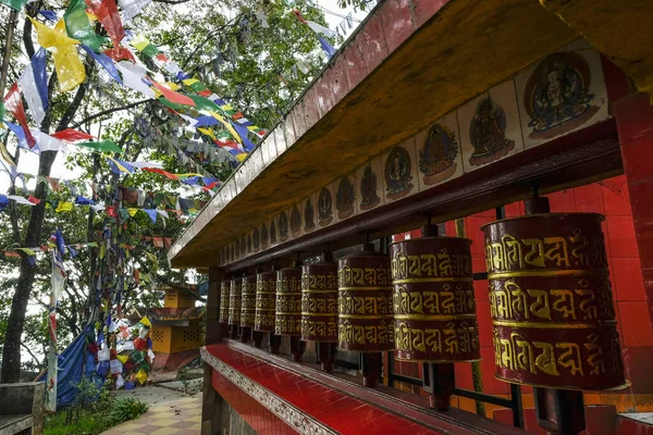 Darjeeling India October 2020 Mahakal Temple Observatory Hill Жовтня 2020 — стокове фото