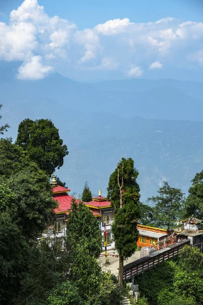 Darjeeling India Oktober 2020 Het Rondborstige Klooster Van Bhutia Darjeeling — Stockfoto