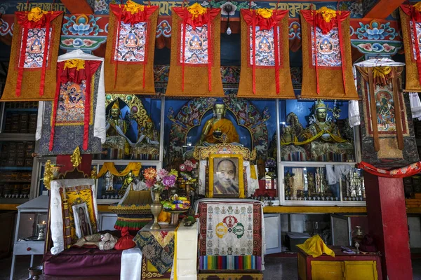 Kalimpong India Ottobre 2020 Monastero Zhekar Choede Kalimpong Ottobre 2020 — Foto Stock