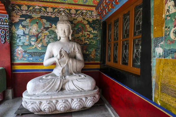 Kalimpong India Ottobre 2020 Monastero Zhekar Choede Kalimpong Ottobre 2020 — Foto Stock