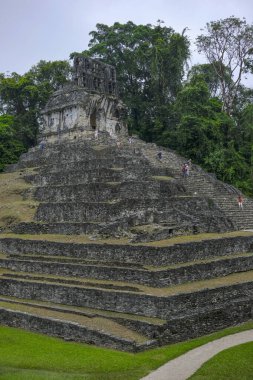 Palenque, Mexico - March 25, 2025: Palenque archaeological site in Palenque, Chiapas, Mexico.