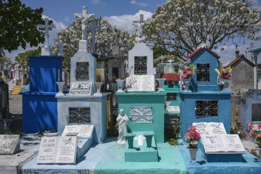 Merida, Mexico - April 11, 2025: General Cemetery of Merida in the state of Yucatan, Mexico.