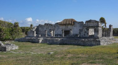 Tulum, Mexico - May 19, 2025: Tulum archaeological site in Quintana Roo, Mexico.