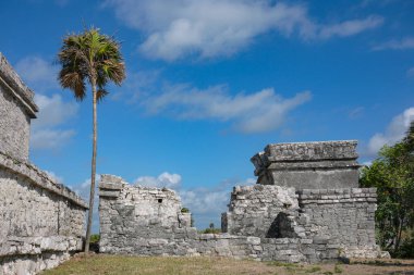 Tulum, Mexico - May 19, 2025: Tulum archaeological site in Quintana Roo, Mexico.