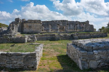 Tulum, Mexico - May 19, 2025: Tulum archaeological site in Quintana Roo, Mexico.