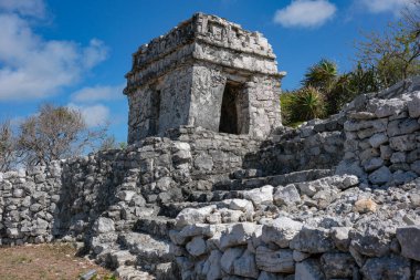 Tulum, Mexico - May 19, 2025: Tulum archaeological site in Quintana Roo, Mexico.