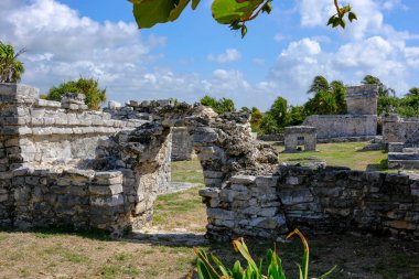 Tulum, Mexico - May 19, 2025: Tulum archaeological site in Quintana Roo, Mexico.