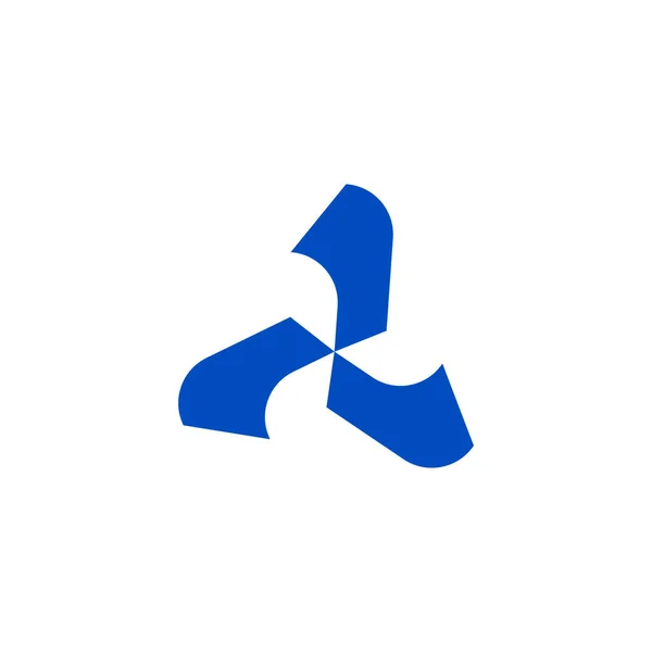 Πρότυπο Λογότυπου Τριγωνικών Λεπίδων — Διανυσματικό Αρχείο