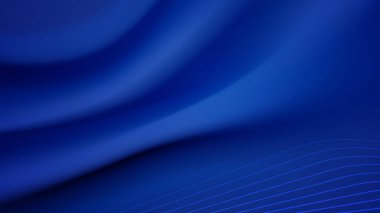 Soyut 3d mavi kumaş dokusu geniş ekran arkaplanı