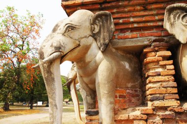 Eski şehir, sukhothai, thailand