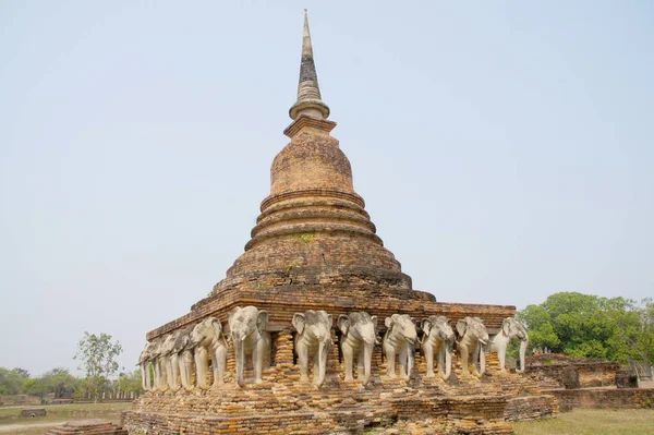 Città Vecchia Sukhothai Tailandese — Foto Stock