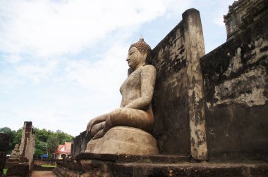 si satchanalai eski şehir, sukhothai, thailand