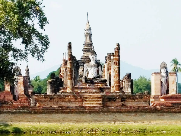 Sukhothai Staré Město Světové Dědictví — Stock fotografie