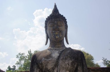 Eski Buda sukhothai eski şehir, dünya mirası, Tayland 'ın turistik yerleri.