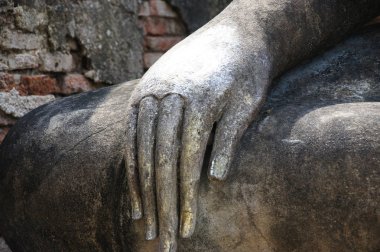 Eski Buda el, ne si chum, eski şehir, sukhothai, dünya mirası, Tayland turistik yerleri 