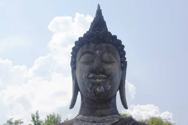 Gamla Buddha Sukhothai Gamla Stan Världsarv Turistattraktioner Thailand — Stockfoto