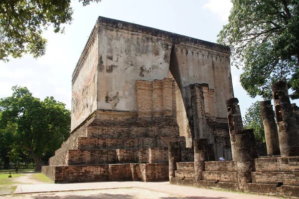 Wat Chum Sukhothai Staré Město Památky Světového Dědictví Cestovní Průvodce — Stock fotografie