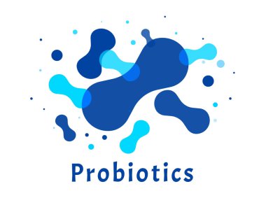 Probiyotik bakteri logosu.