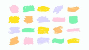 Fırça darbeleri boya