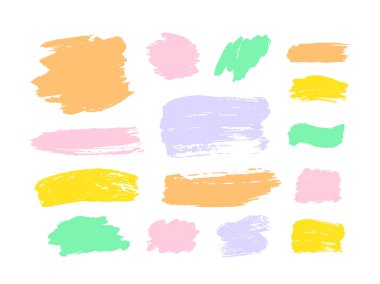Fırça darbeleri boya