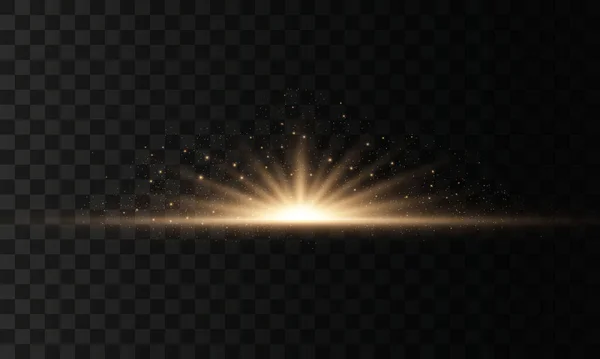 Light star sparkles — Stock Vector