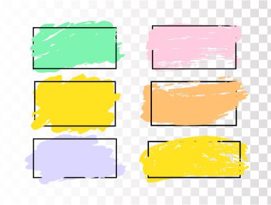 Fırça darbeleri boya